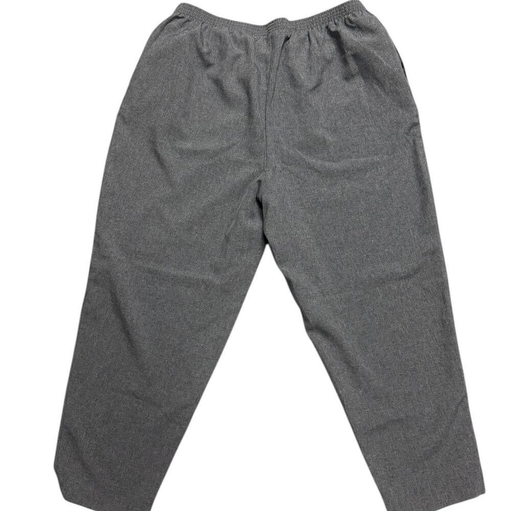 Laura Scott Woman Gray Pull On/Elastic Waist  Dress Pants  Size 22WP